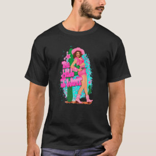 Retro Cowgirl The Hell I Won't Desert Cactus Weste T-Shirt