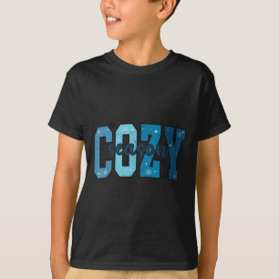 Retro Cozy Season Cute Winter Vibes Tis The Season T-Shirt