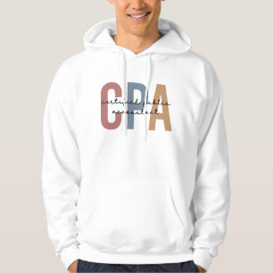 Retro CPA Certified Public Accountant Hoodie