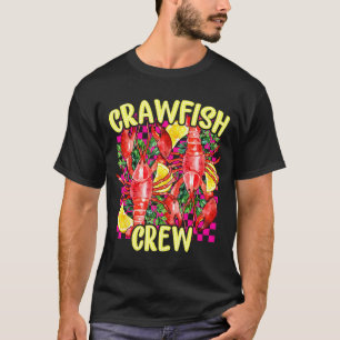 Retro Crawfish Crew Cajun Boil Season For Men Wome T-Shirt