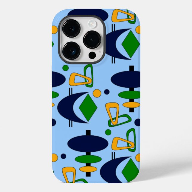 Retro Crescent Totem Shapes Case-Mate iPhone Case (Back)