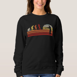 Retro Cricket Vintage Cricket Player Umpire Crick Sweatshirt