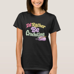 Retro Crochet Style T-Shirt