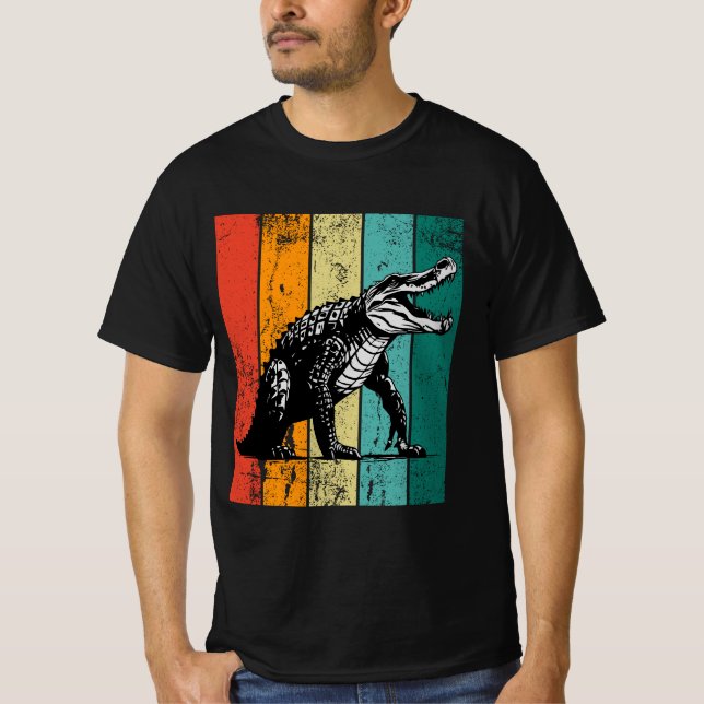 Retro Crocodile T-Shirt (Front)