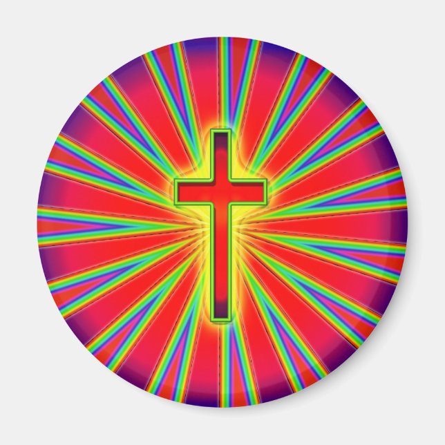 RETRO CROSS MAGNET (Front)