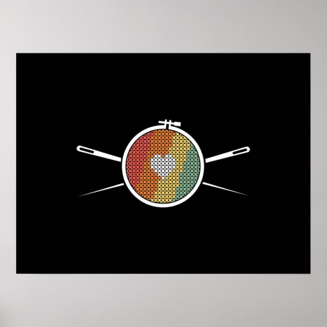 Retro Cross Stich Poster (Front)