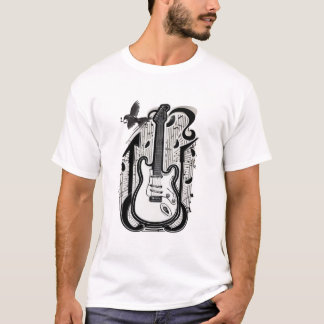 Retro crow guitar for those who love music T-Shirt