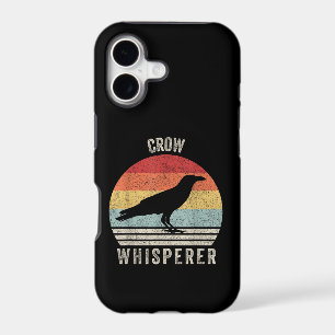 Retro Crow Whisperer Funny Birds Lover Crow Vintag