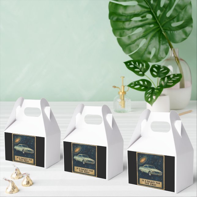 Retro Cruiser in Deep Space  Favour Box (Multiple)