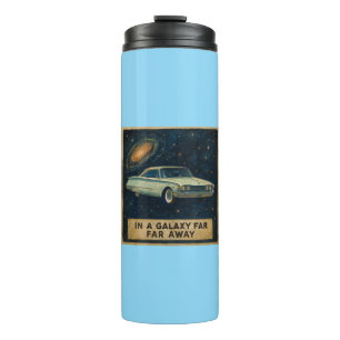 Retro Cruiser in Deep Space  Thermal Tumbler