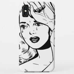 Retro Crying Woman Phone case