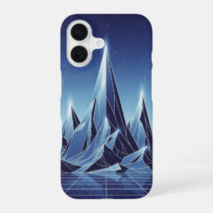 Retro Crystal Peaks iPhone 16 Case
