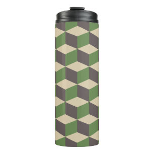 Retro Cubes Thermal Tumbler