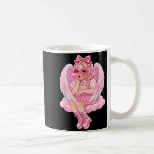 Retro Cud Valentine Day Cute Vintage Cud Blowing B Coffee Mug