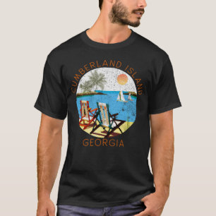 Retro Cumberland Island Souvenir Vintage beach Va T-Shirt