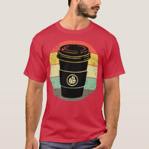 Retro Cup of Coffee for any Coffee Lover 1 T-Shirt