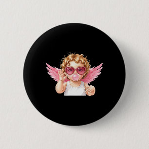 Retro Cupid 67 Meme Bubblegum Funny Six Seven Vale 6 Cm Round Badge