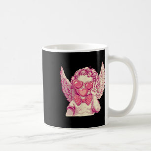 Retro Cupid Valentine Day Cute Vintage Cupid Blowi Coffee Mug