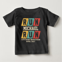 Retro Custom Name Marathon Support