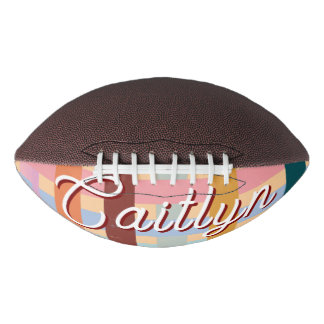 Retro CUSTOM Name Woven Roller Stripes American Football