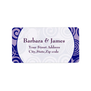 Retro Custom Return Address Labels