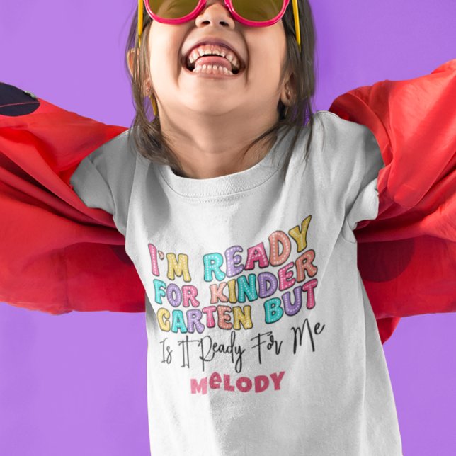 Retro cute back to school kindergarten t-shirt (Creator Uploaded)