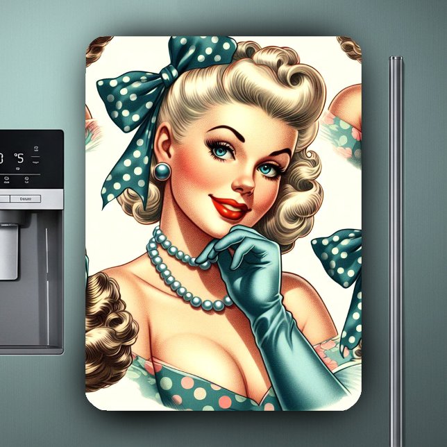 Retro Cute Classic Pinup Magnet (Creator Uploaded)