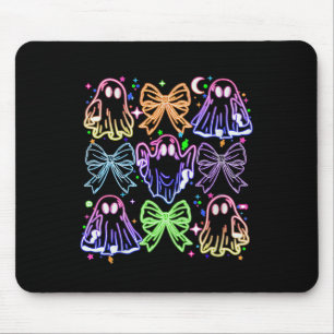Retro Cute Coquette Halloween Ghost Spooky Clothin Mouse Mat