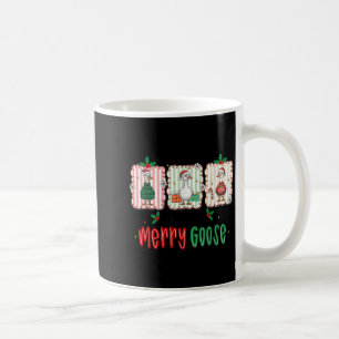 Retro Cute Goosmas Christmas Funny Just A Merry Go Coffee Mug