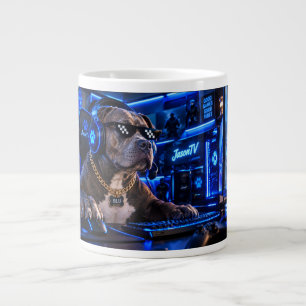 Retro Cyber Gamer - zazzle specialtymug Large Coffee Mug