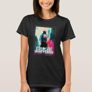 Retro cyberpunks Tokyo indie lofi japan aesthetic T-Shirt