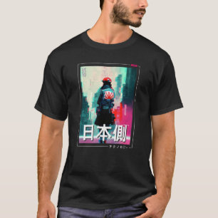 Retro cyberpunks Tokyo indie lofi japan aesthetic T-Shirt