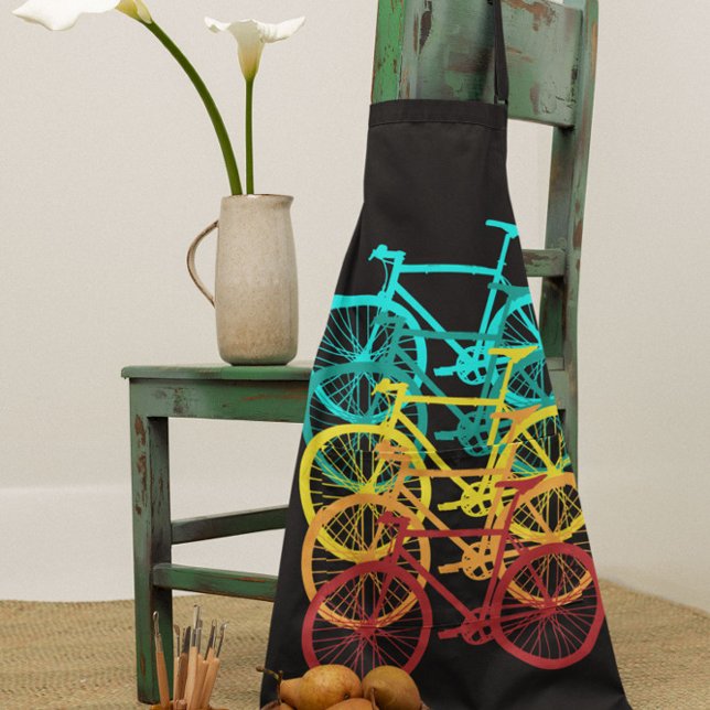 Retro Cycling, Road Bike, Vintage Bike Apron (Creator Uploaded)