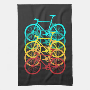 Retro Cycling, Road Bike, Vintage Bike Tea Towel