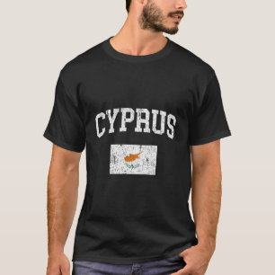 Retro Cyprus Flag Vintage Cypriot Flag Cypriot T-Shirt