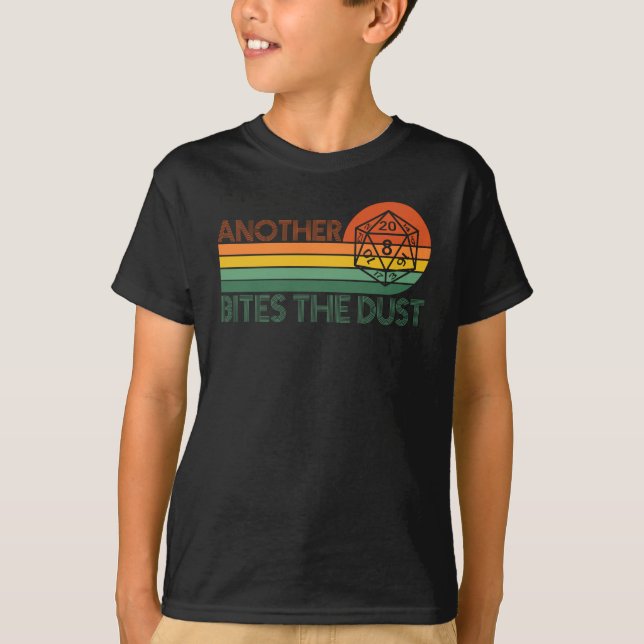 Retro D20 RPG Dice T-Shirt (Front)