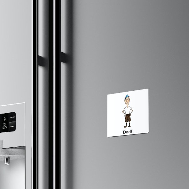 Retro Dad Fathers Day Magnet (Creator Uploaded)