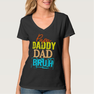 Retro Dad Transition Papa Dada Daddy Dad Bruh Fath T-Shirt