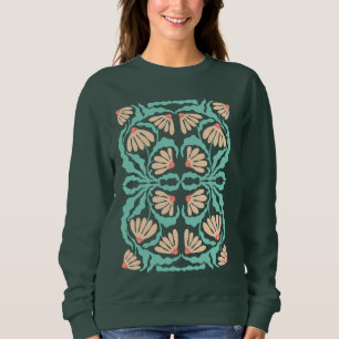 Retro Daisies Birth Flower April Sweatshirt