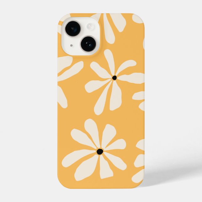 Retro Daisy Delight iPhone Case (Back)