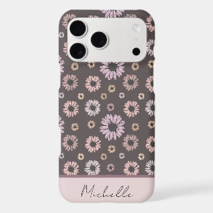 Retro Daisy Flowers Personalised with Name Floral