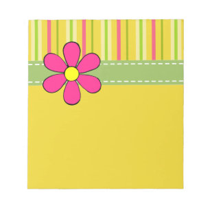 Retro Daisy Notepad