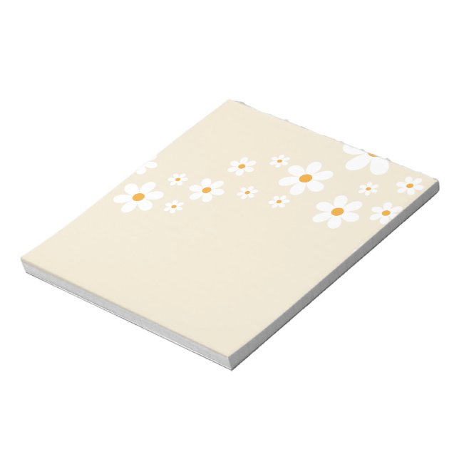 Retro Daisy Notepad (Rotated)
