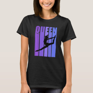 Retro Dance Dancer Queen Dancing Purple Cute Women T-Shirt
