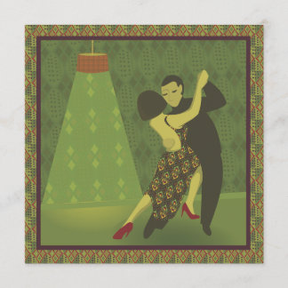 Retro Dance Invitation