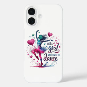 Retro Dance Just A Girl Who Loves to Dance iPhone 16 Case