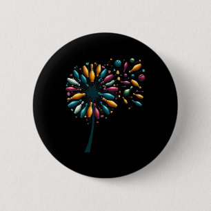 Retro Dandelion Bowling Pins Bowler Bowling Player
