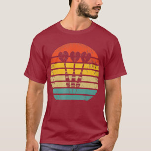 Retro Dart Player - Vintage Dartboard Darter T-Shirt