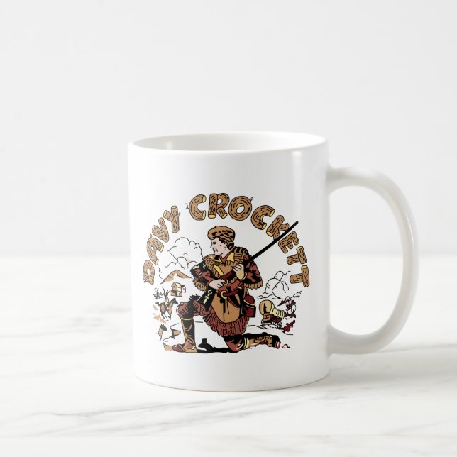 Retro Davy Crockett Mug (Right)