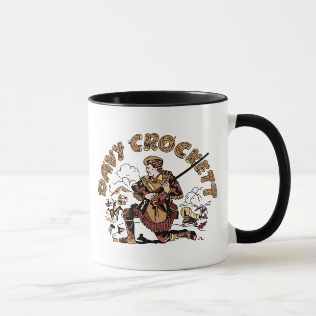 Retro Davy Crockett Mug (Right)